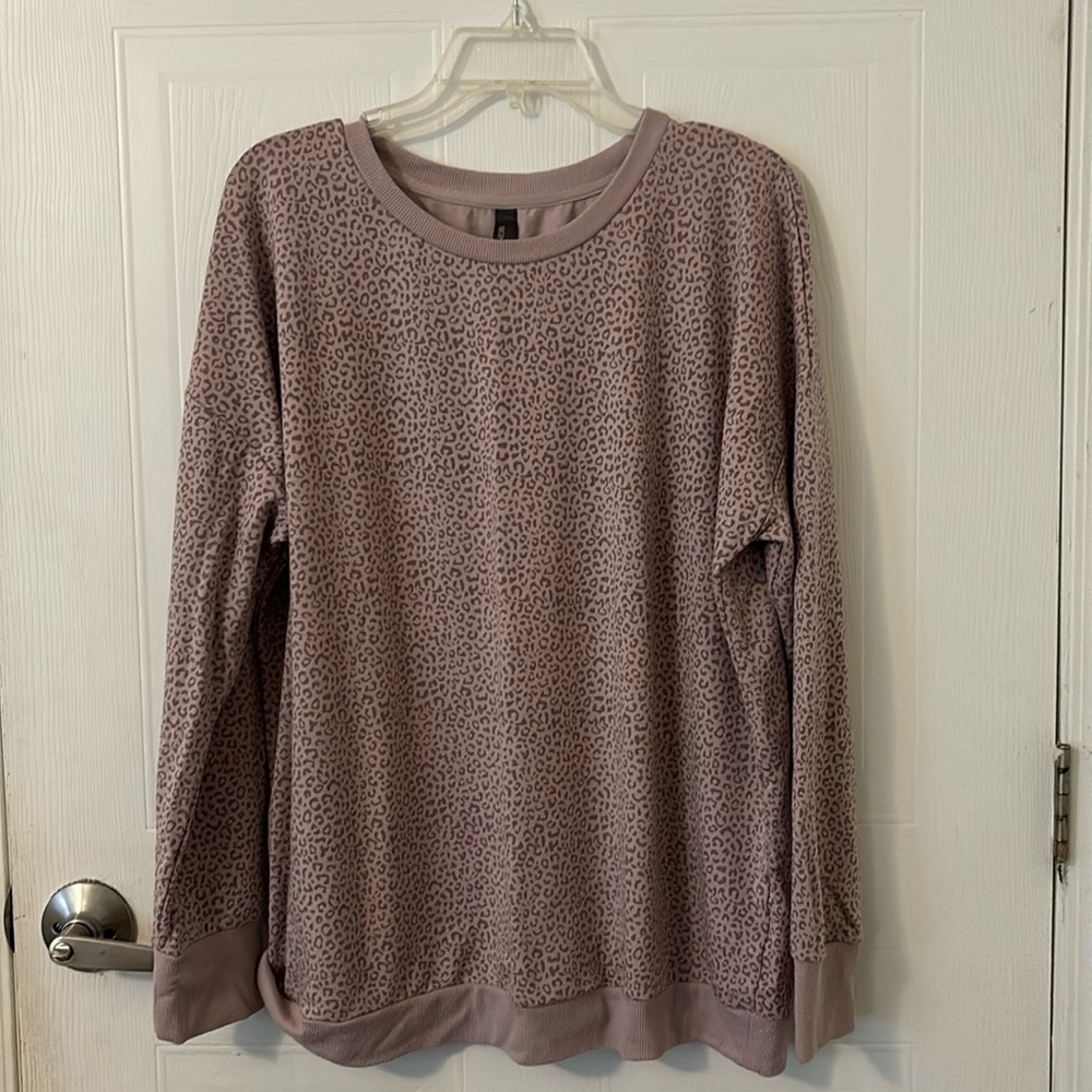 Pink Mondetta Cheetah Top